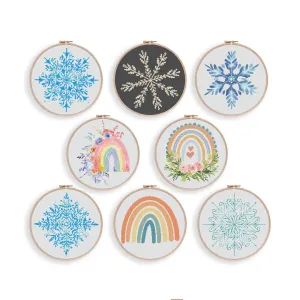Boho Cross Stitch Pattern Set