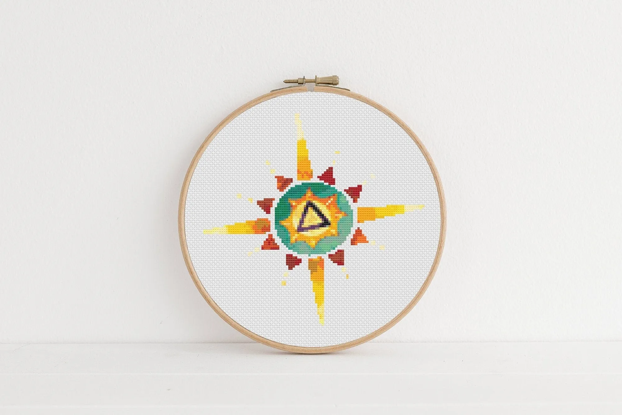 Boho Sun Cross Stitch Pattern #1229