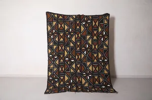 Bold African Tribal Handwoven Kilim Rug - 5.2 FT X 7 FT