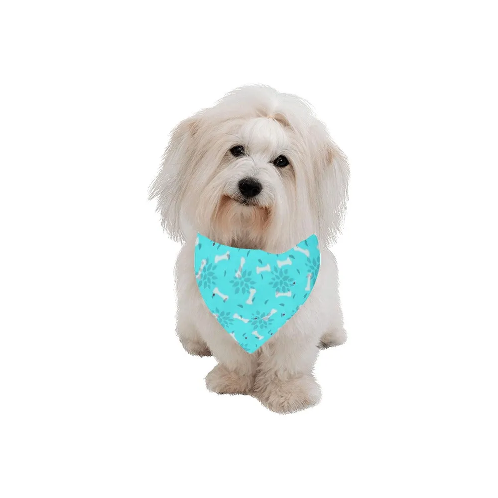 Bones Pet Bandana - Blue