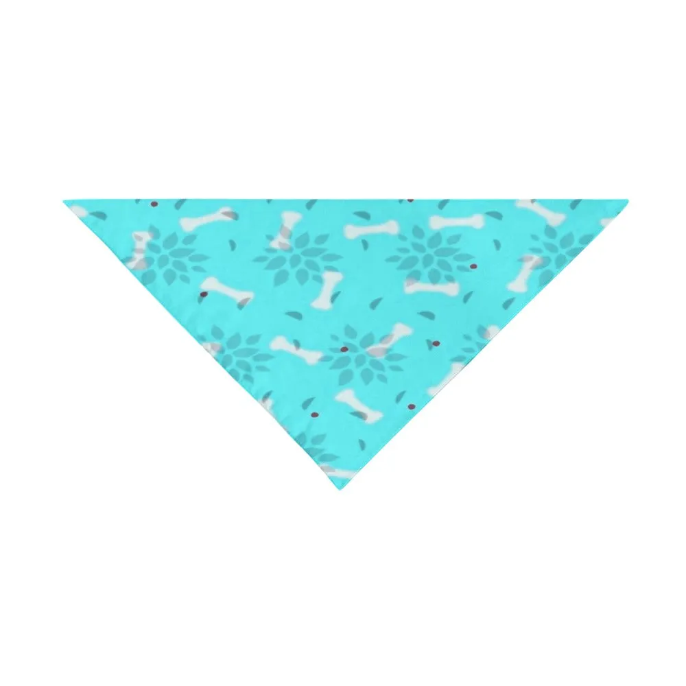 Bones Pet Bandana - Blue