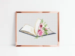 Book Cross Stitch Pattern #595