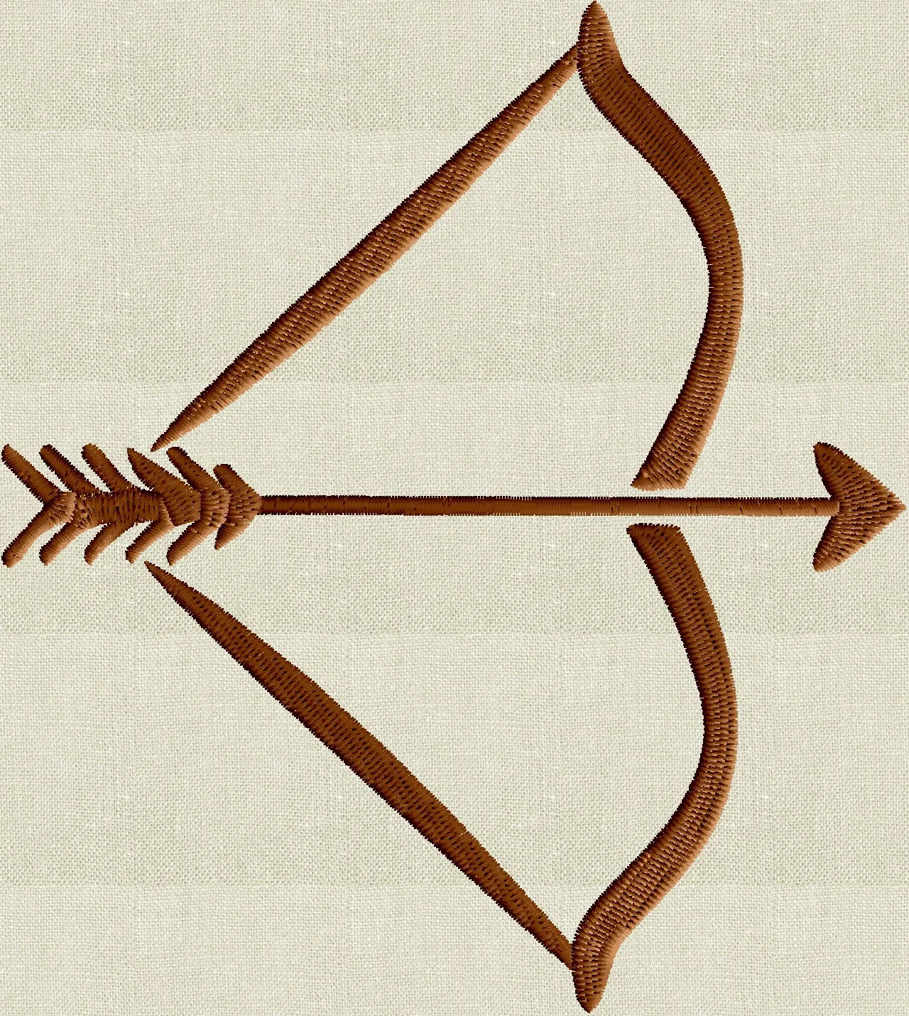 Bow and Arrow Font Frame Monogram Design -Font not included - EMBROIDERY DESIGN FILE - Instant download - Hus Dst Exp Jef Pes Vp3 formats INSTANT DOWNLOAD