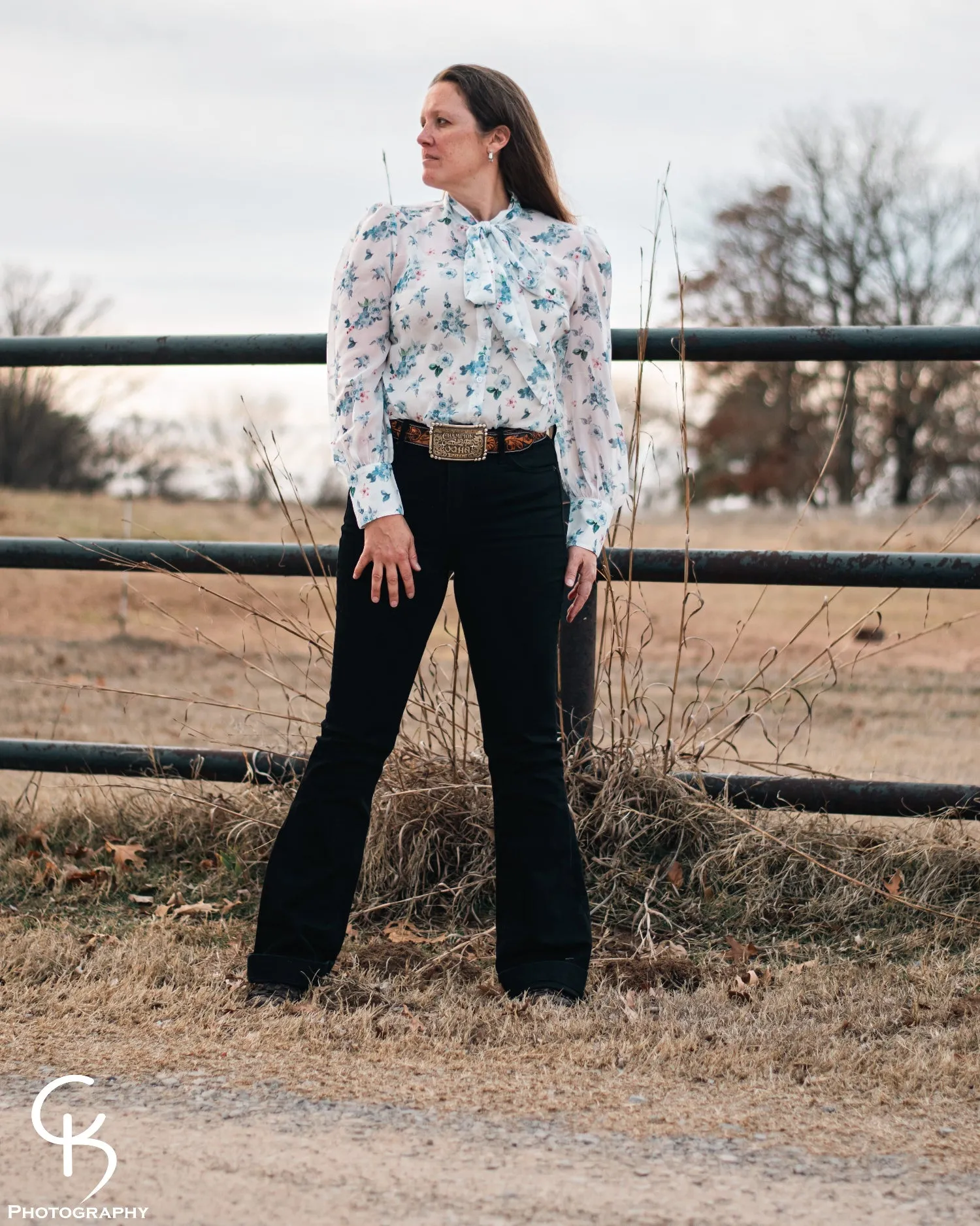Bridgeport Floral Tie Top