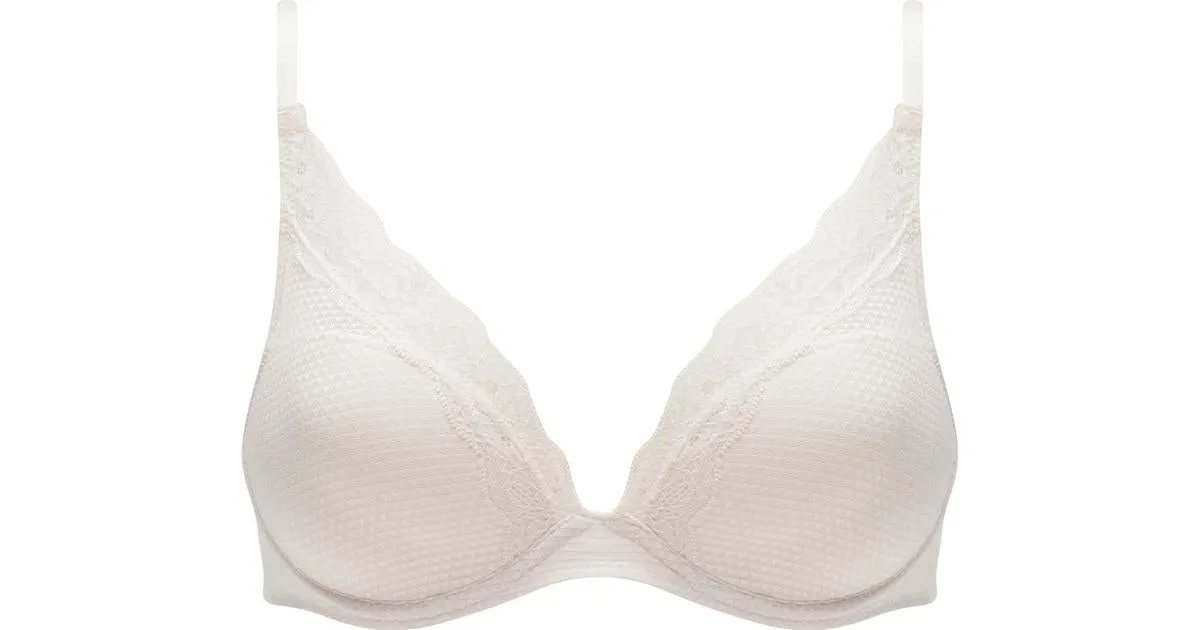 Brooklyn Plunge Bra In Talc - Passionata