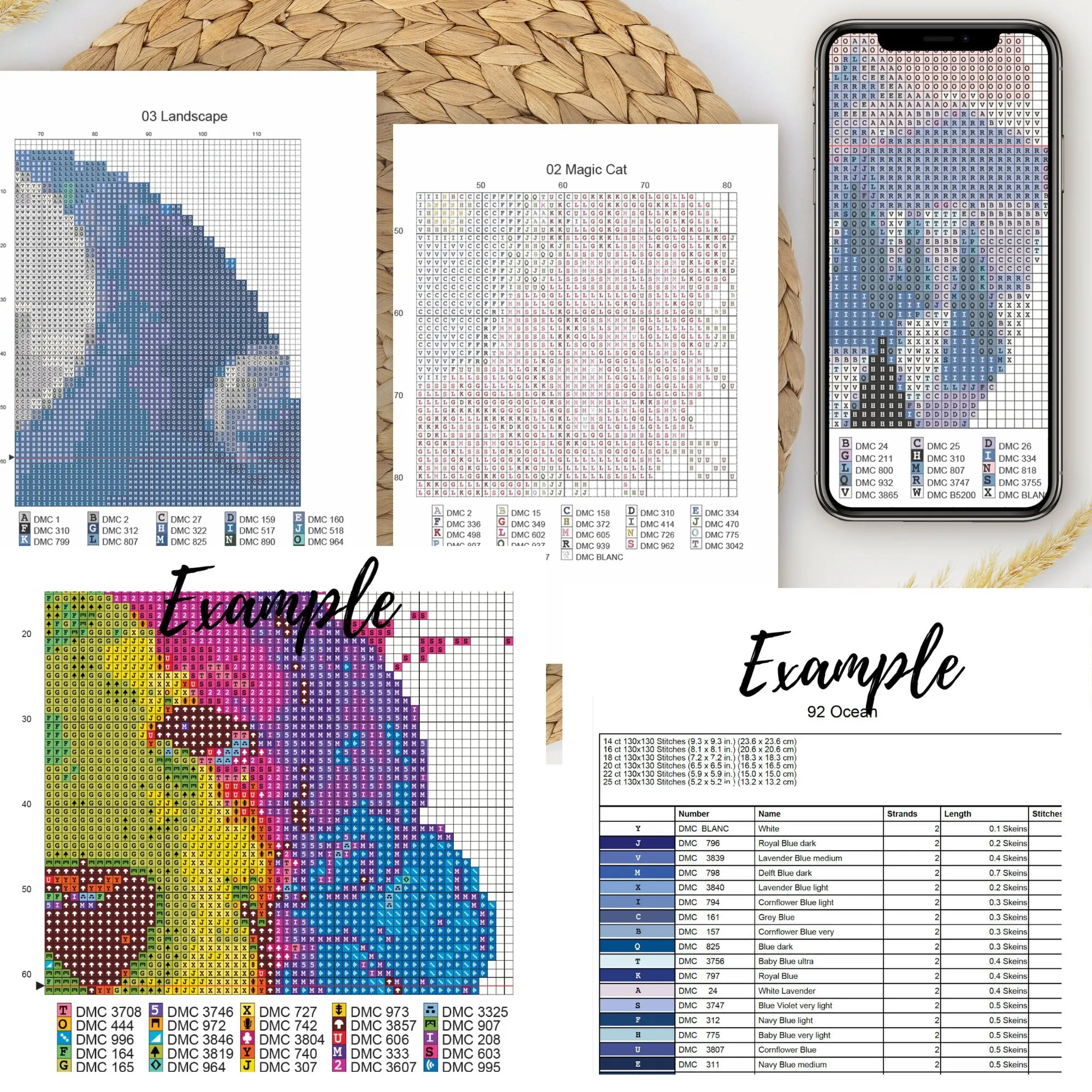 Bug Set Cross Stitch Patterns