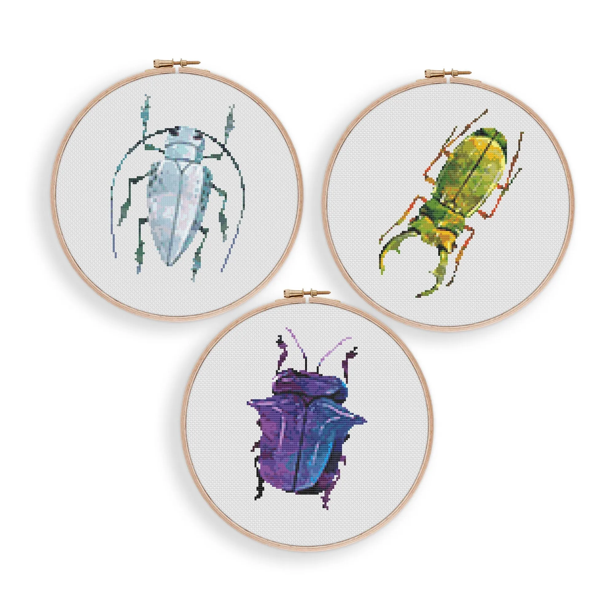 Bug Set Cross Stitch Patterns
