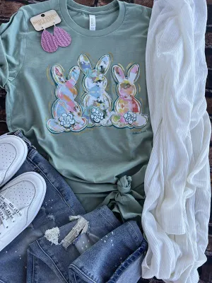 Bunny Abstract Trio Tee