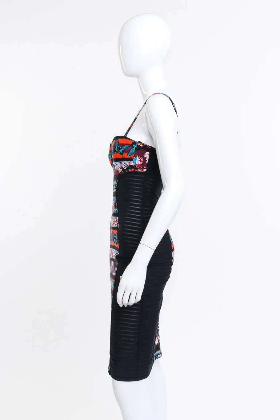 Butterfly Bustier Bodycon Dress
