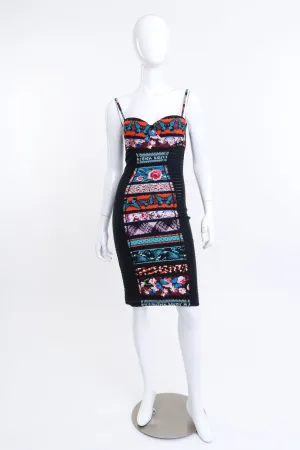 Butterfly Bustier Bodycon Dress