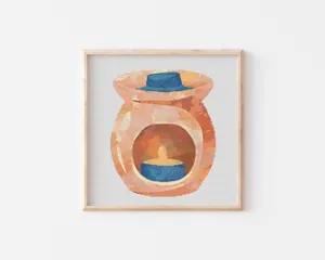 Candle Warmer Cross Stitch Pattern #481