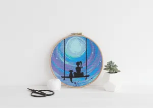 Cat Swing Cross Stitch Pattern #150
