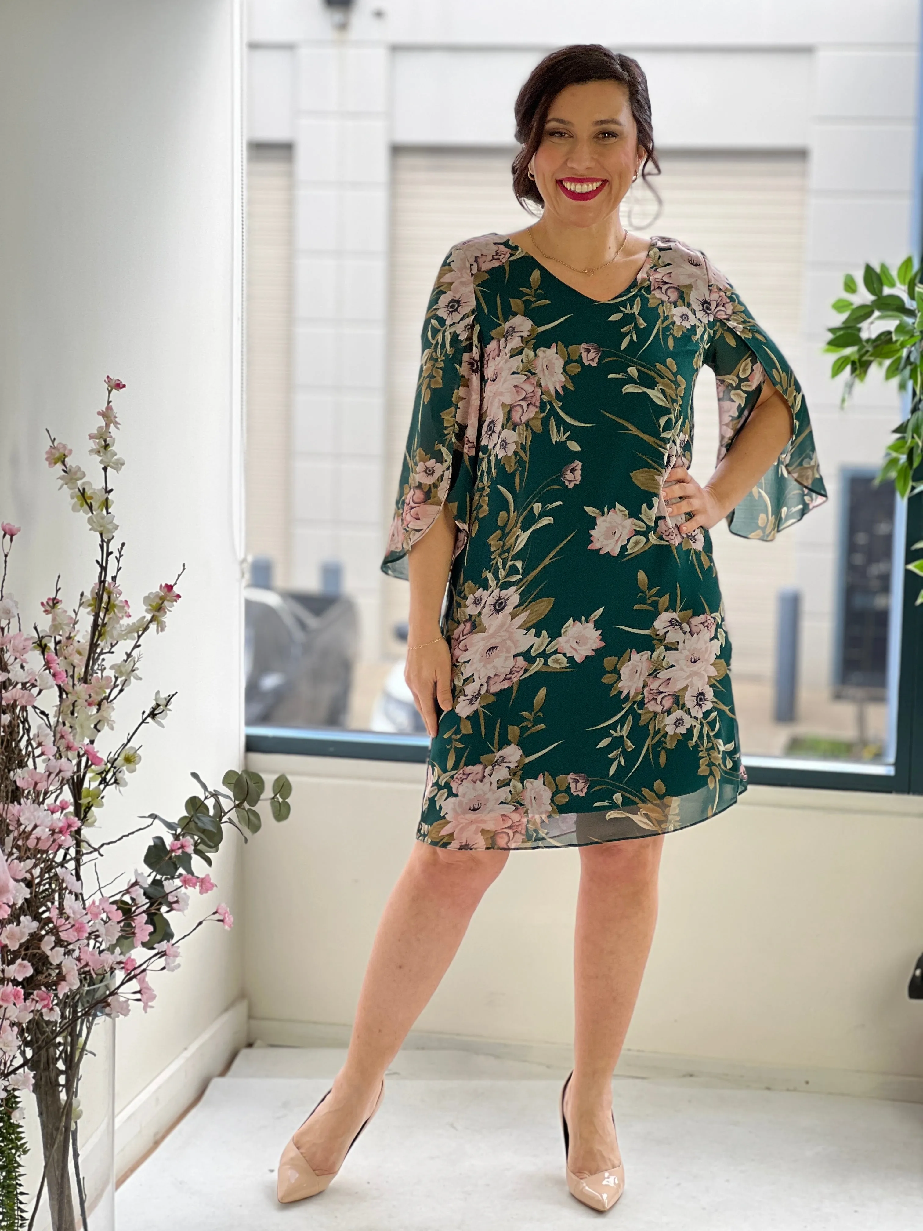 Cecilia Emerald Event Dress