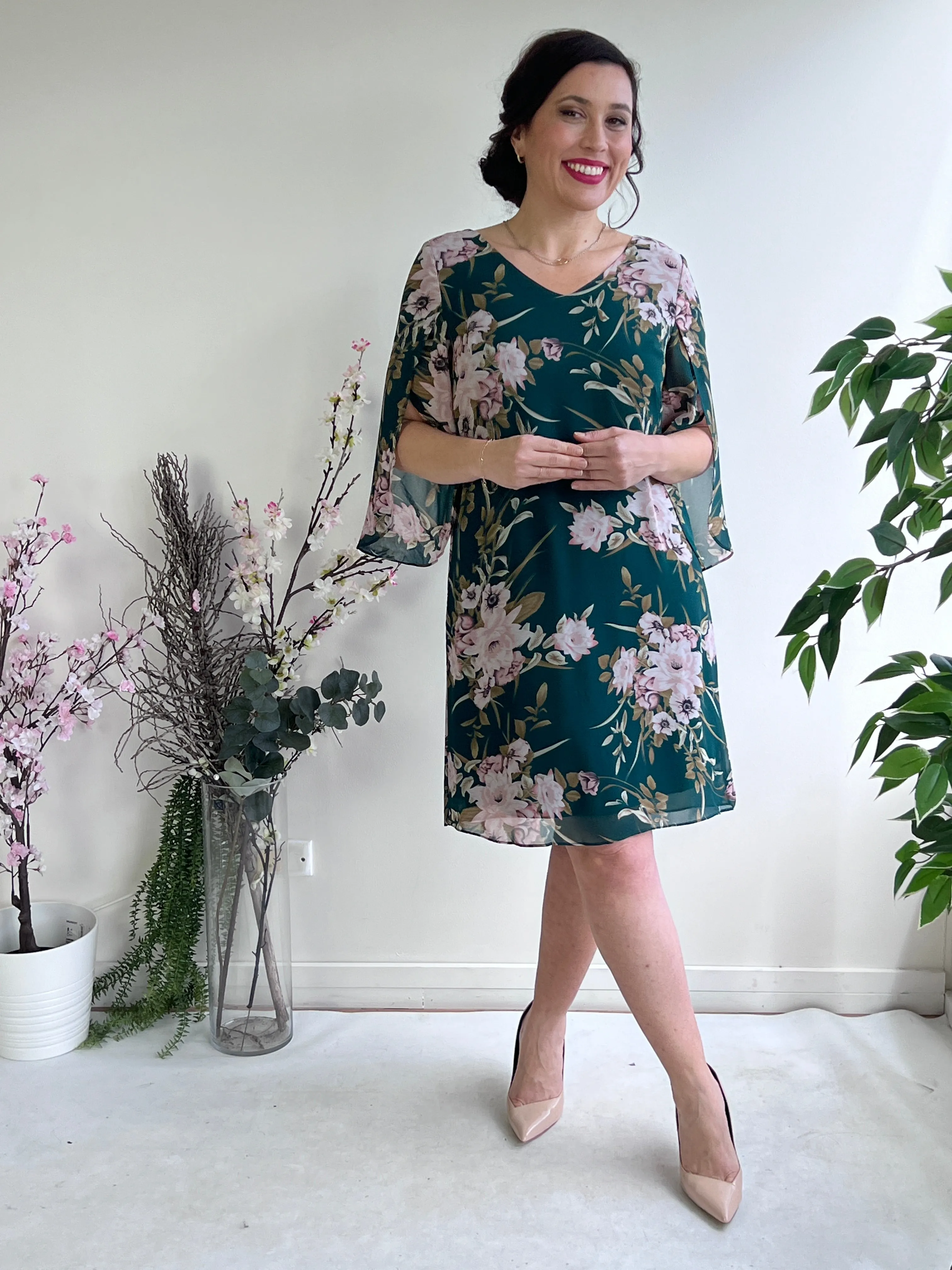 Cecilia Emerald Event Dress