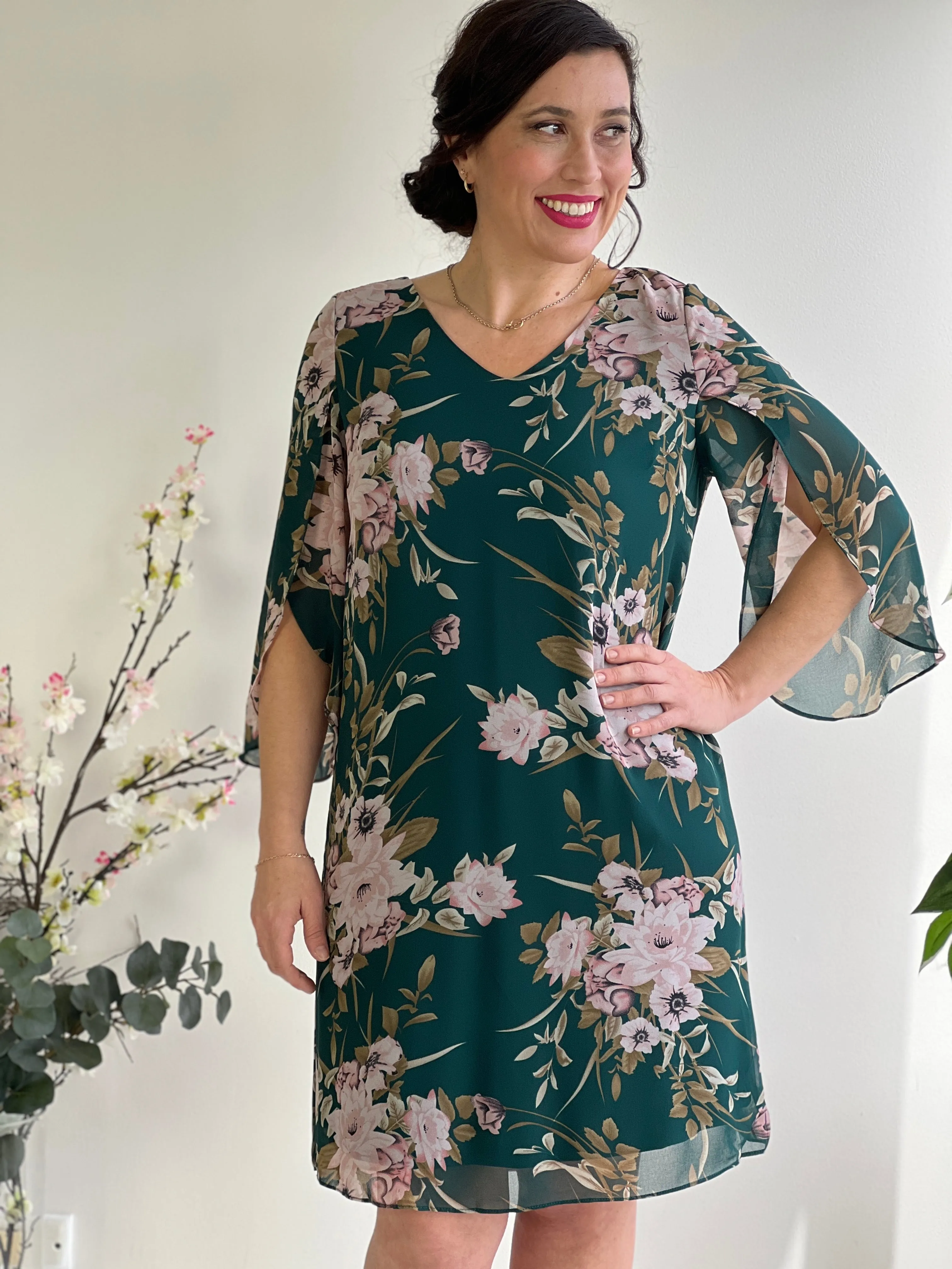 Cecilia Emerald Event Dress