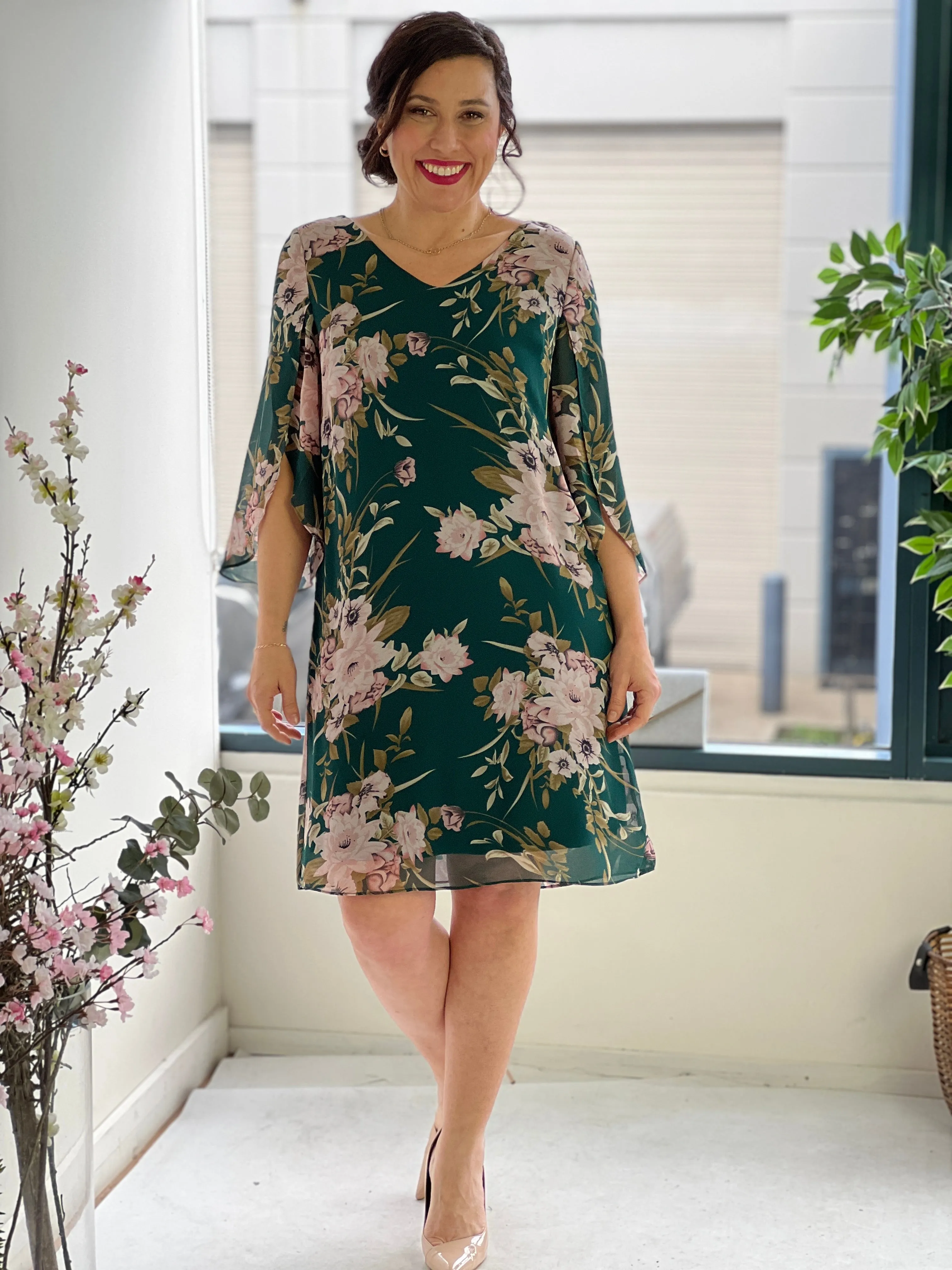 Cecilia Emerald Event Dress