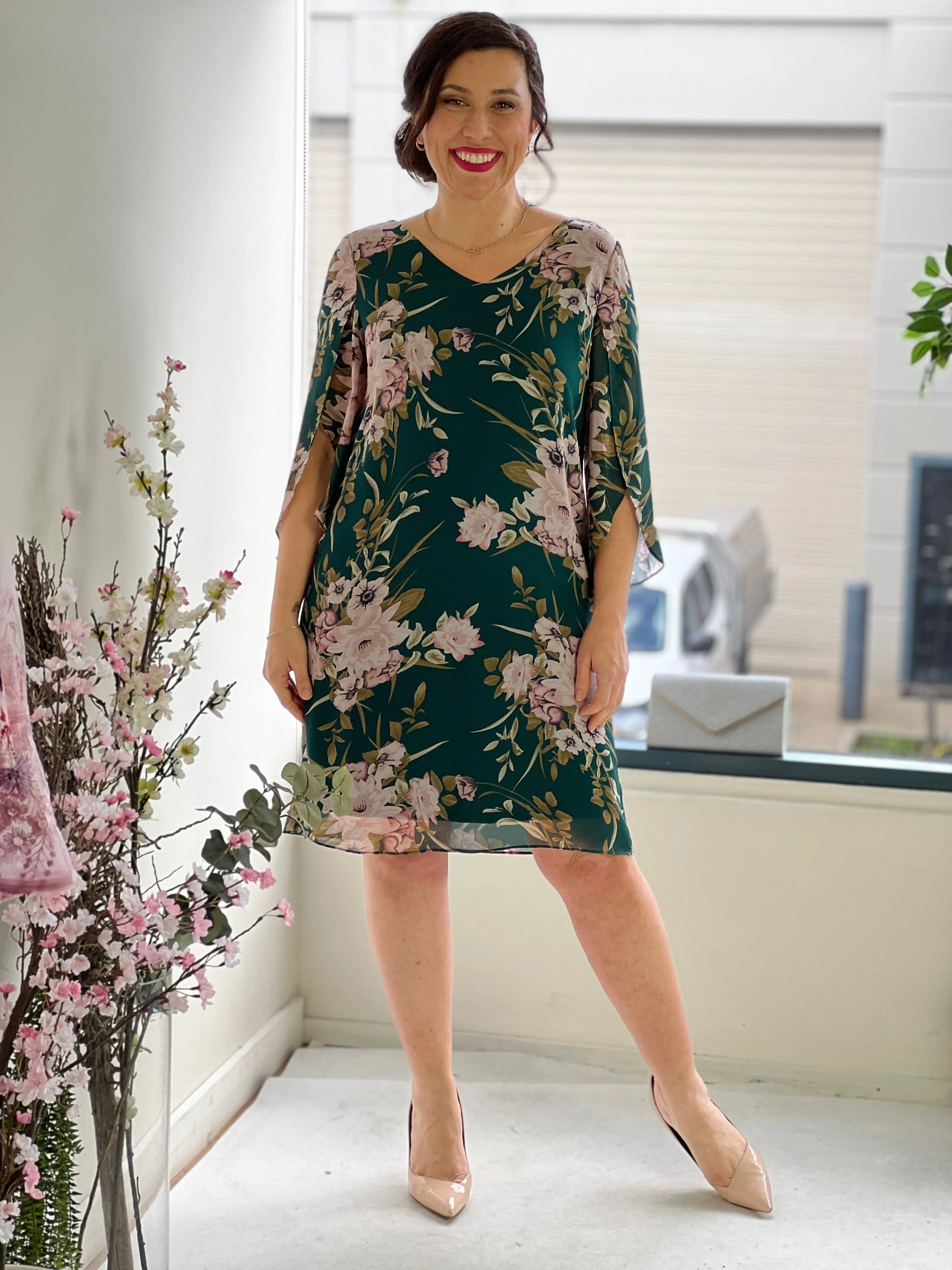 Cecilia Emerald Event Dress