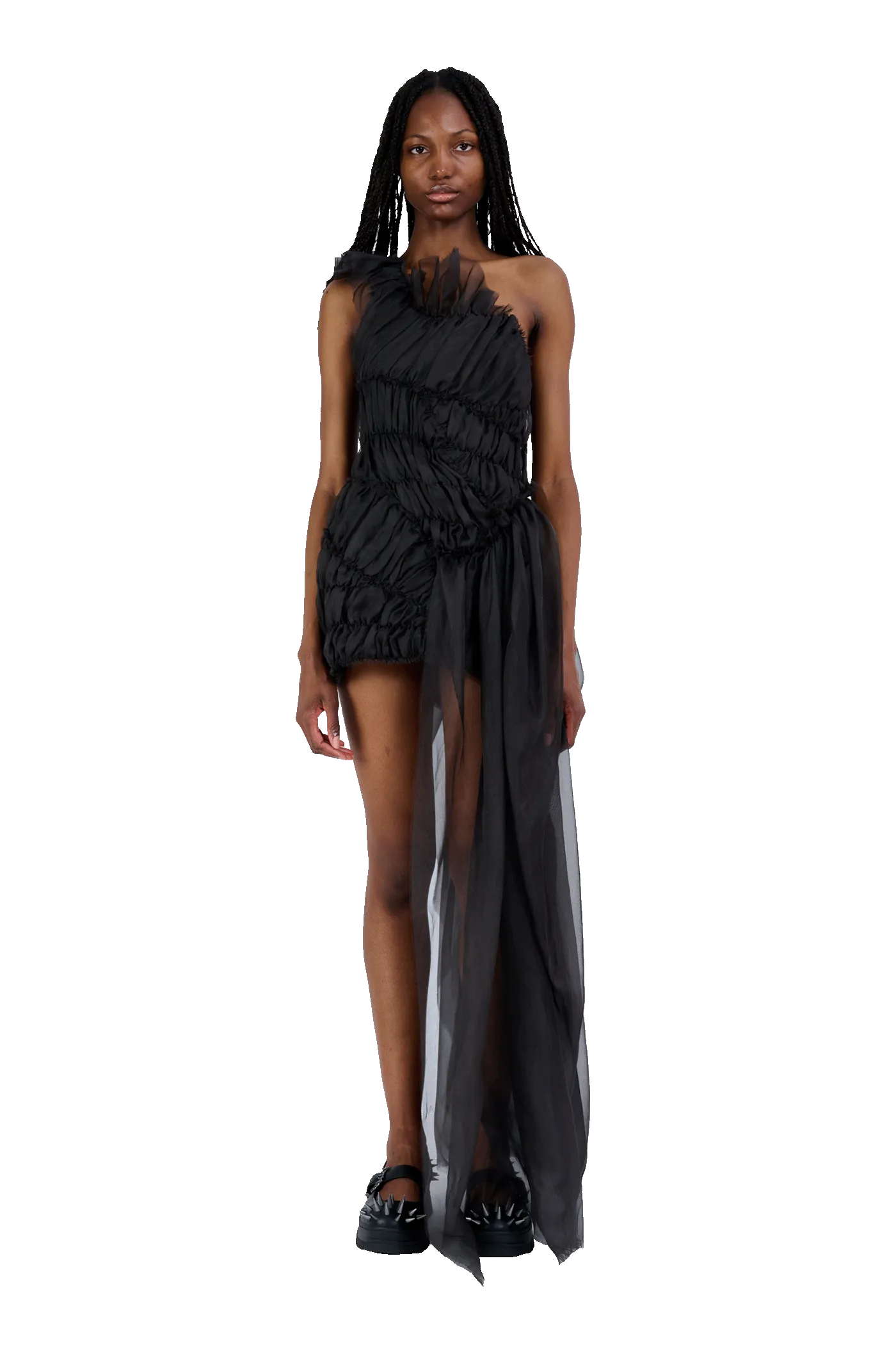 CHARCOAL JAZZELLE GOWN