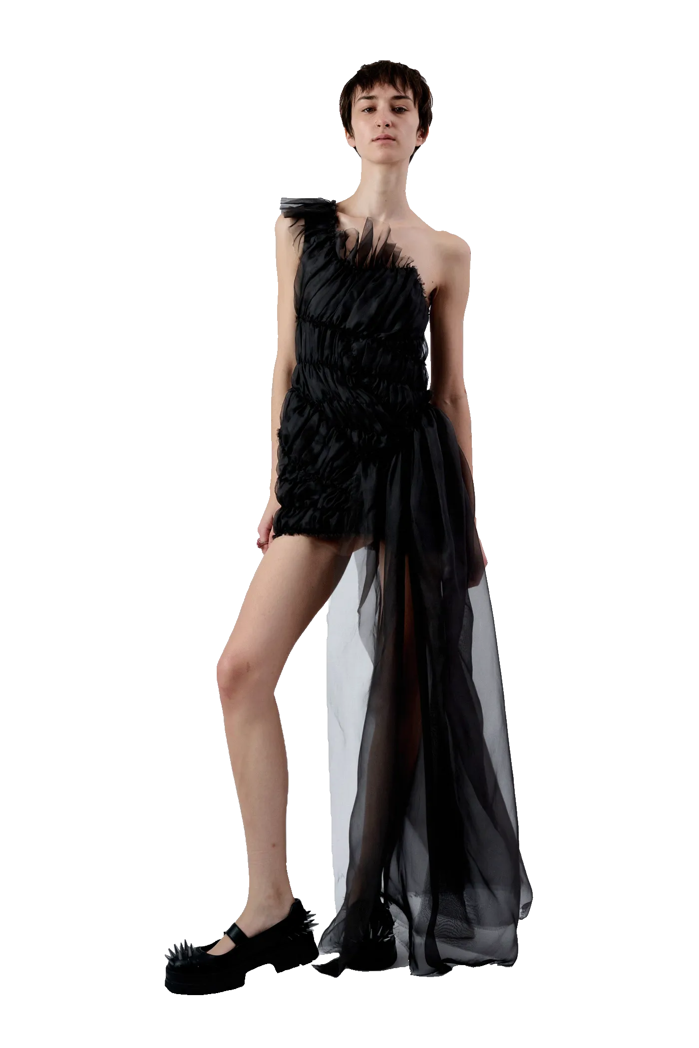 CHARCOAL JAZZELLE GOWN