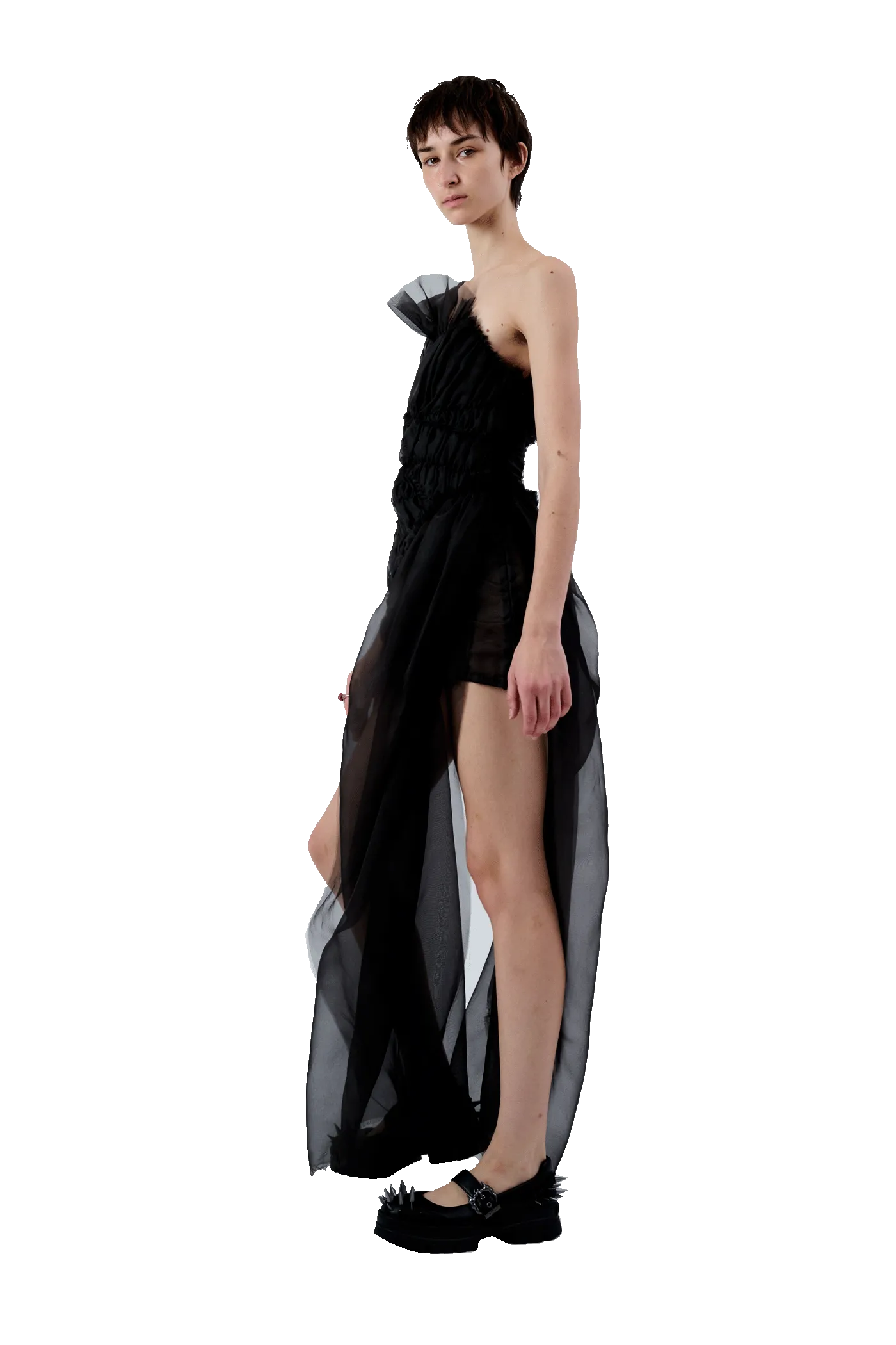 CHARCOAL JAZZELLE GOWN