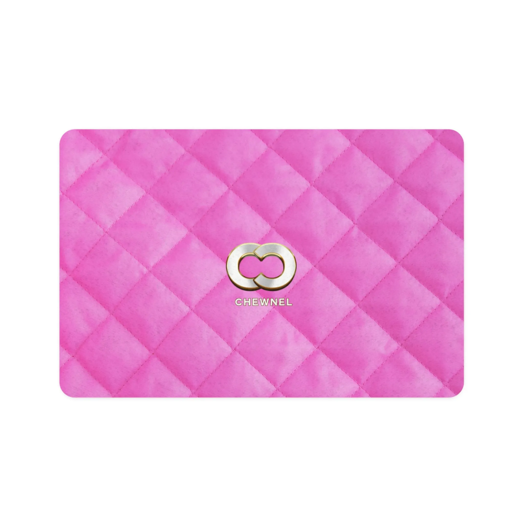 Chewnel Faux-Designer Pet Food Mat