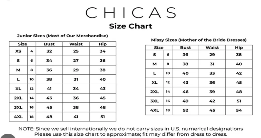 Chicas Evening Gown YG5005