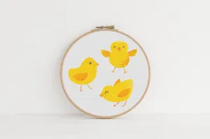 Chicks Cross Stitch Pattern #1425
