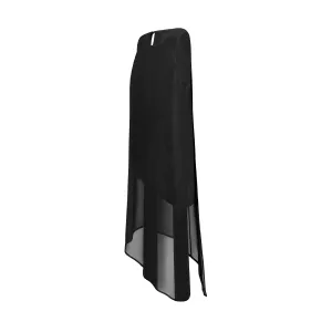 Chiffon Overlay Asymmetry Top