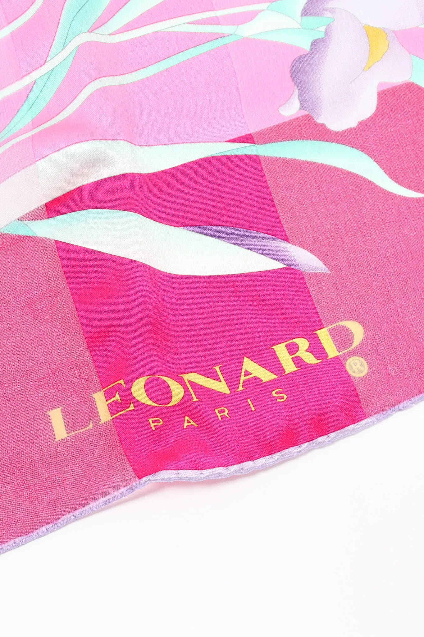 Chiffon Striped Iris Scarf