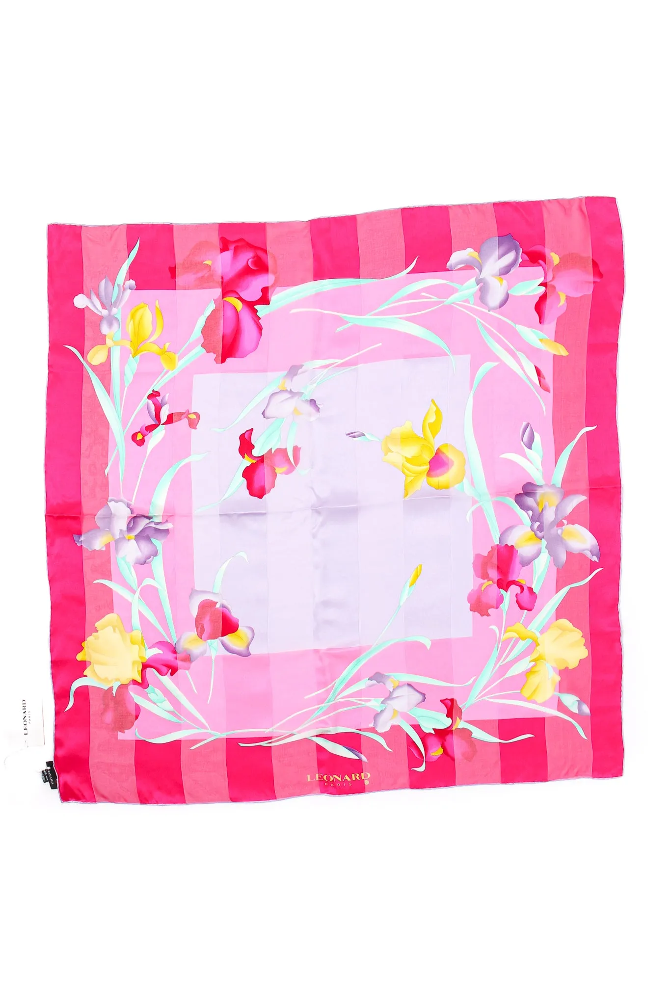Chiffon Striped Iris Scarf