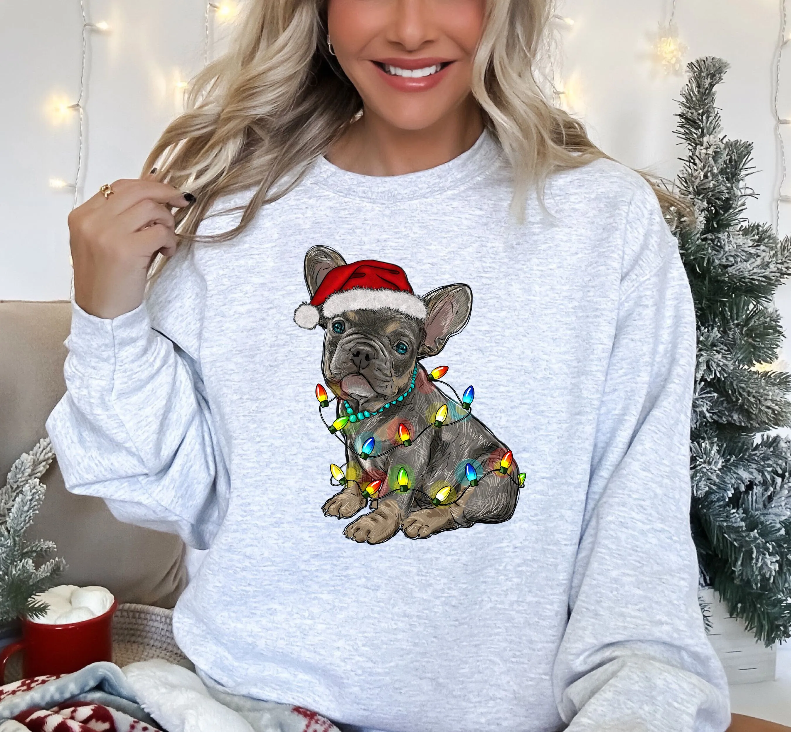 Christmas French Bulldog Dog Mom Shirt