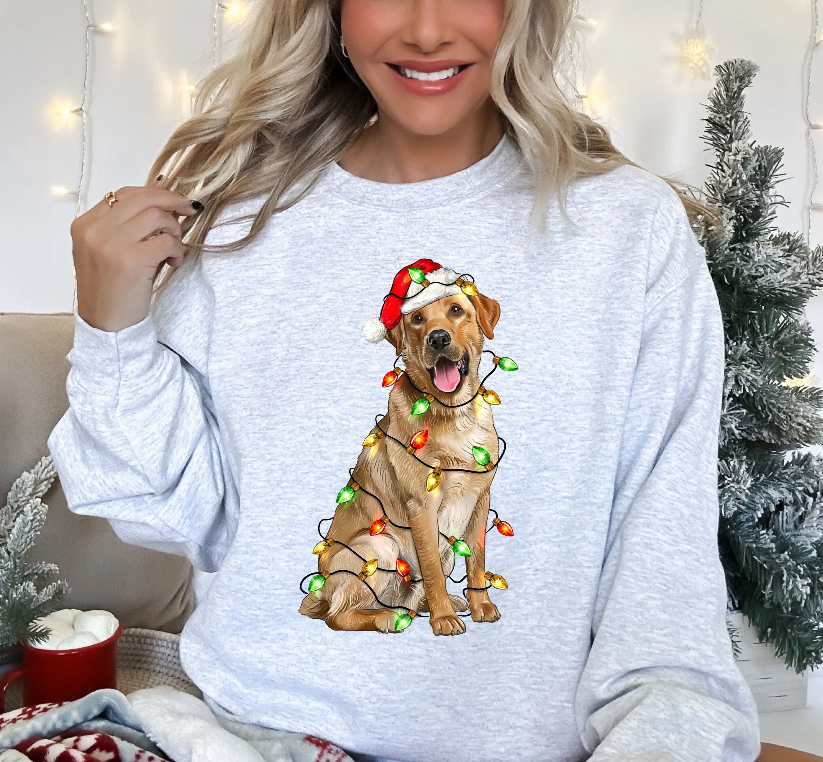 Christmas Labrador Retriever Crewneck