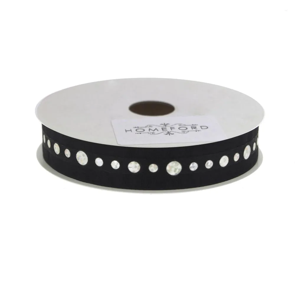 Circle Bling Center Sheer Ribbon, 5/8-Inch 3 Yards