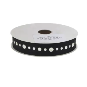Circle Bling Center Sheer Ribbon, 5/8-Inch 3 Yards