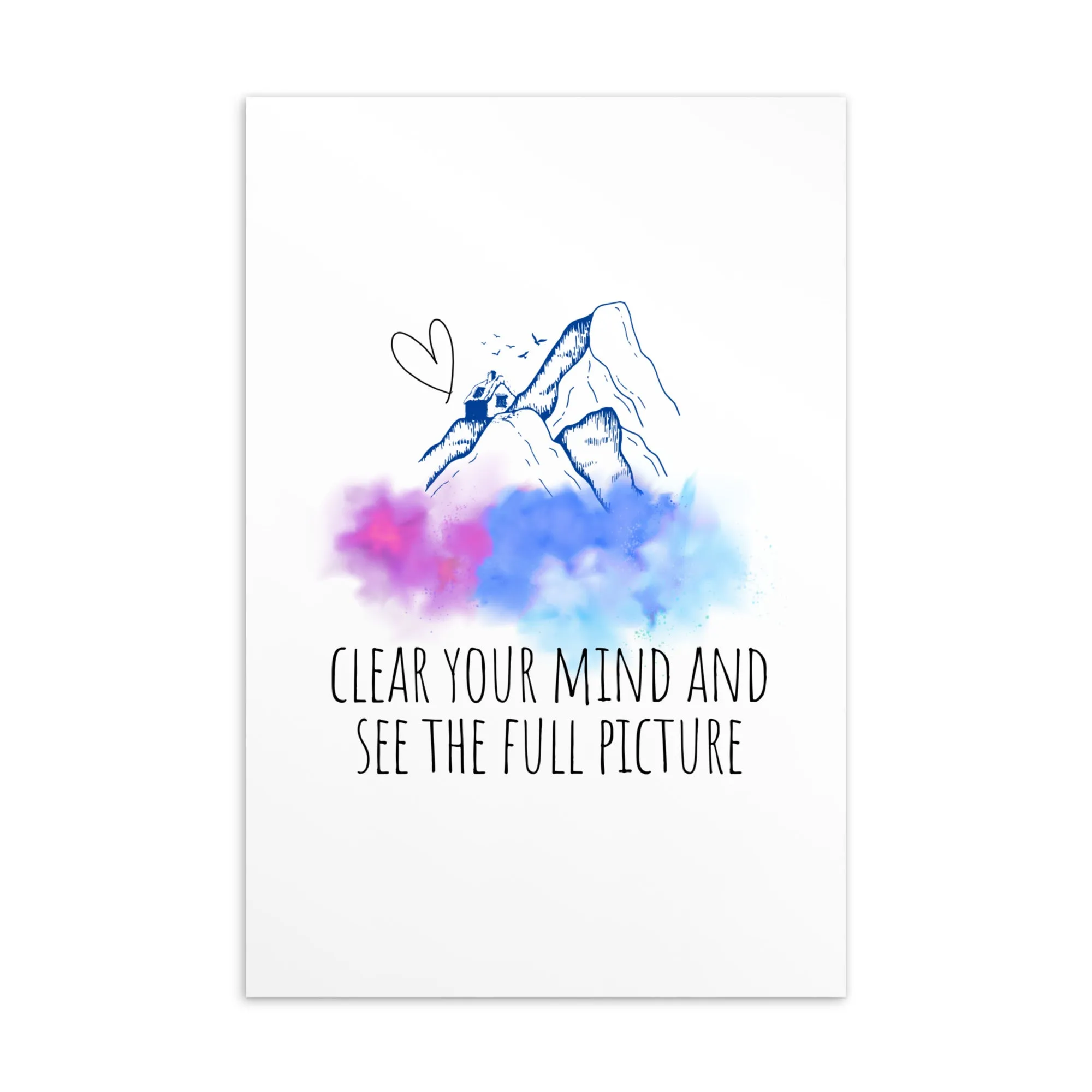 Clear Your Mind Postcard