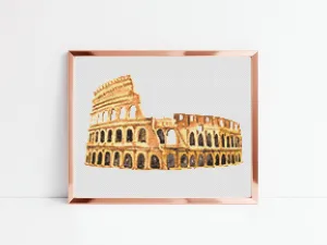 Colosseum Cross Stitch Pattern #900