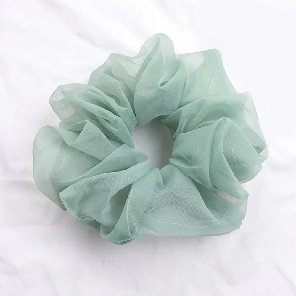 Come Green Sheer Srunchie