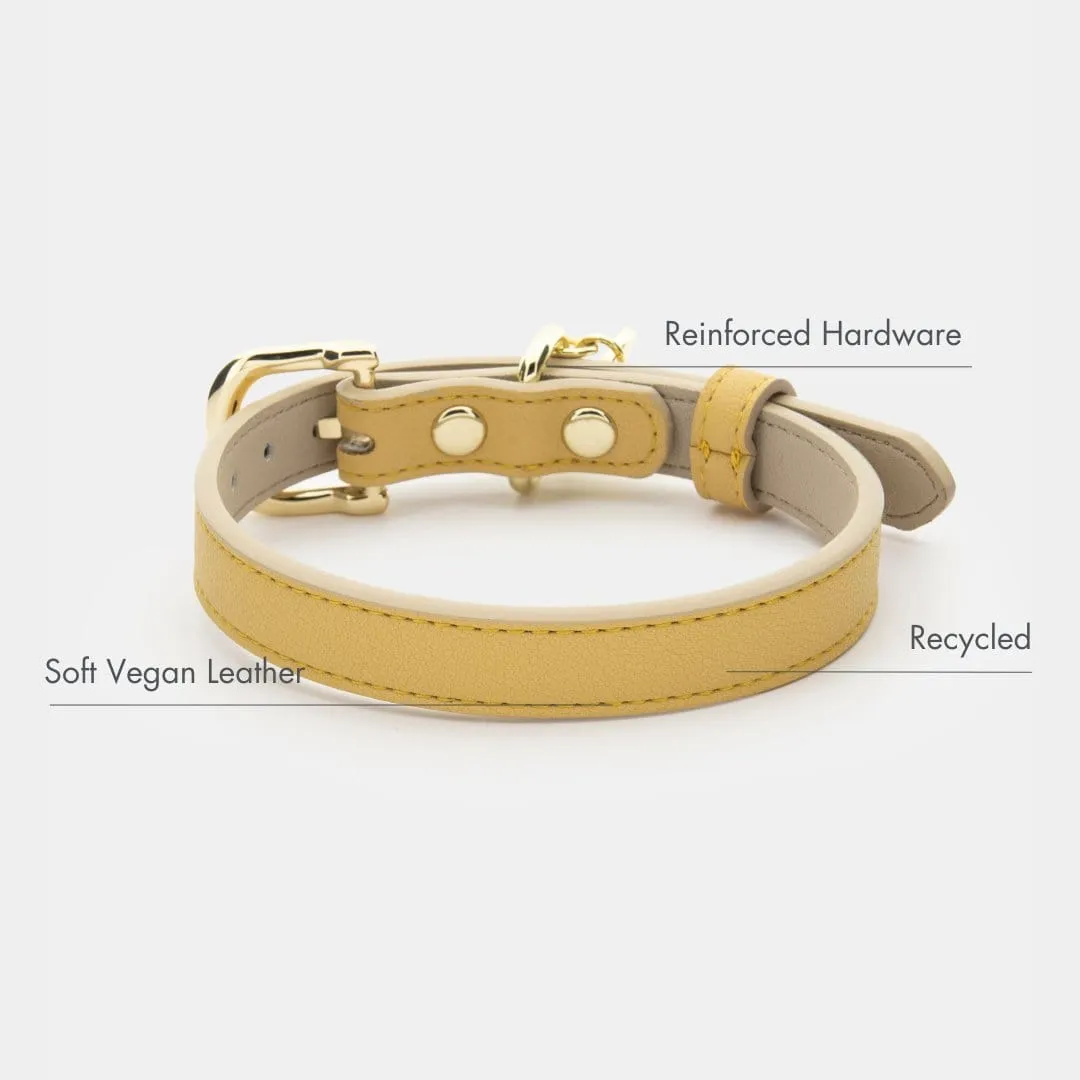 Copenhagen Vegan Leather Dog Collar | Multiple Colours