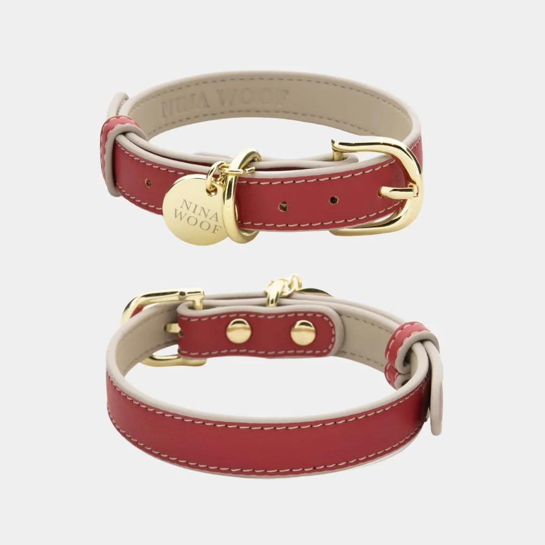 Copenhagen Vegan Leather Dog Collar | Multiple Colours