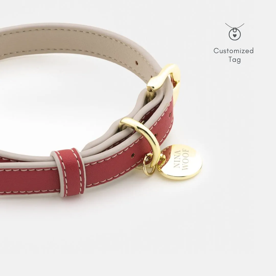 Copenhagen Vegan Leather Dog Collar | Multiple Colours