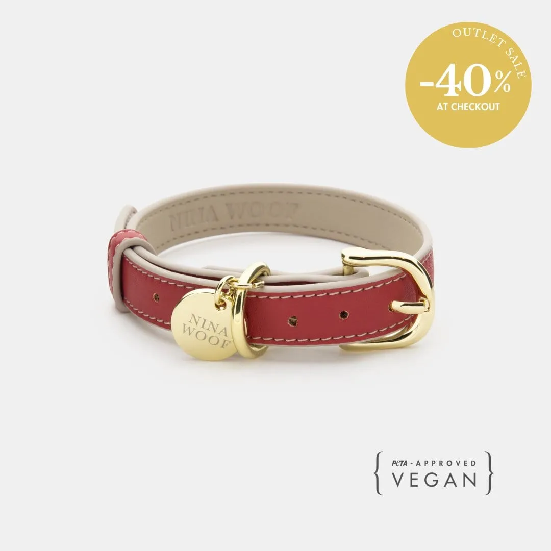 Copenhagen Vegan Leather Dog Collar | Multiple Colours