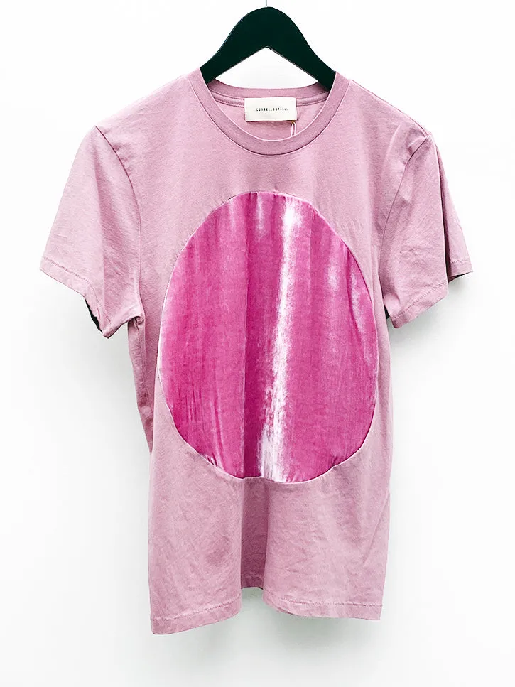Correll Correll Velvet Circle T-Shirt, Rose
