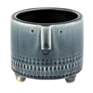 Crackled Glazed Gray Pltr