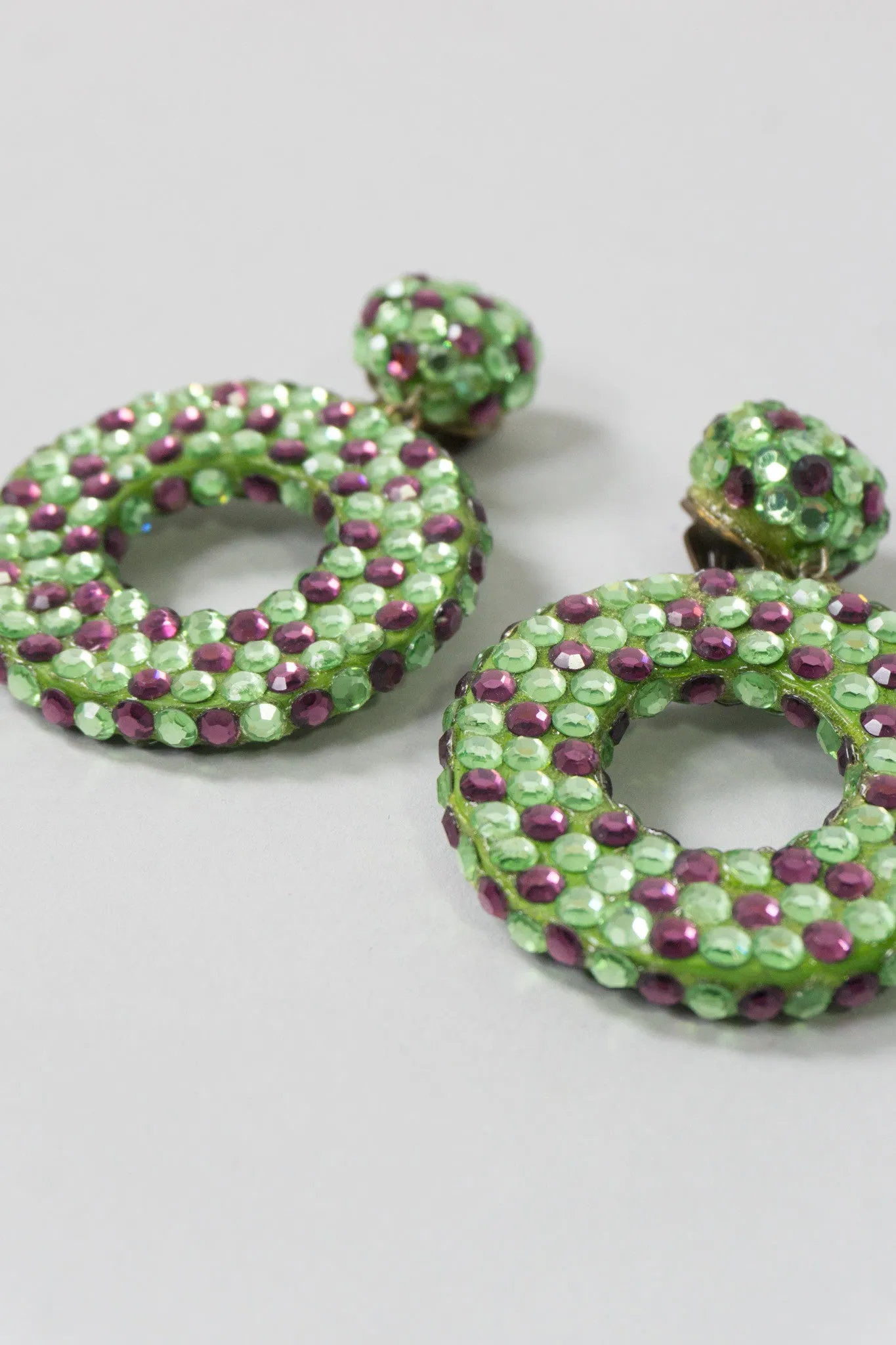 Crystal Hoop Earrings