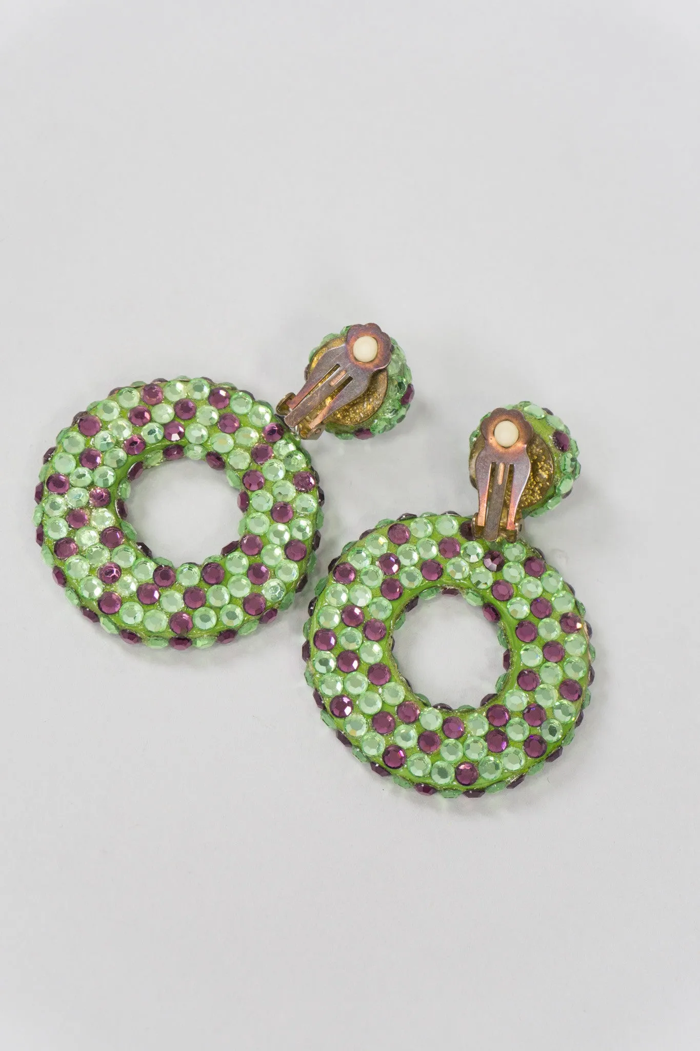 Crystal Hoop Earrings