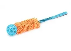 Custom Hanging Bungee Dog Chew Toy Plush Fur Dog Tug Pull Toy Interactive Dog Toys For Aggressive