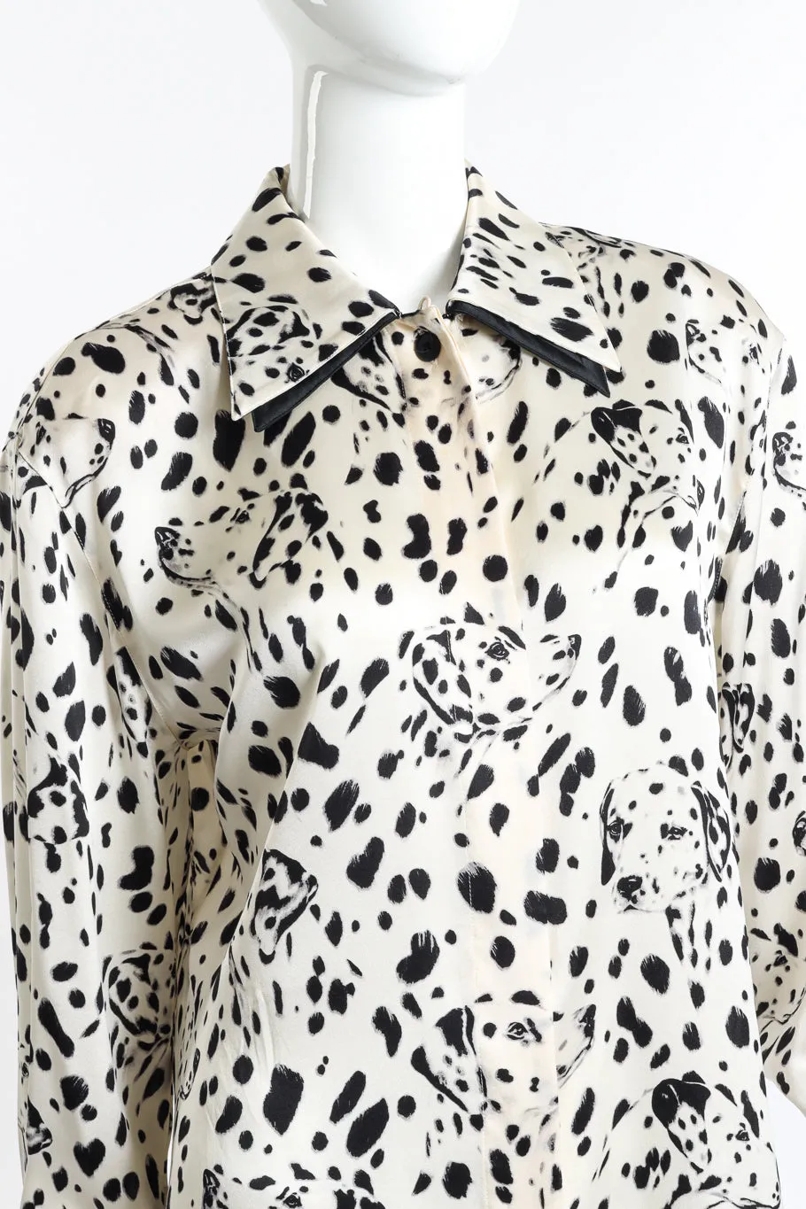 Dalmatian Print Blouse