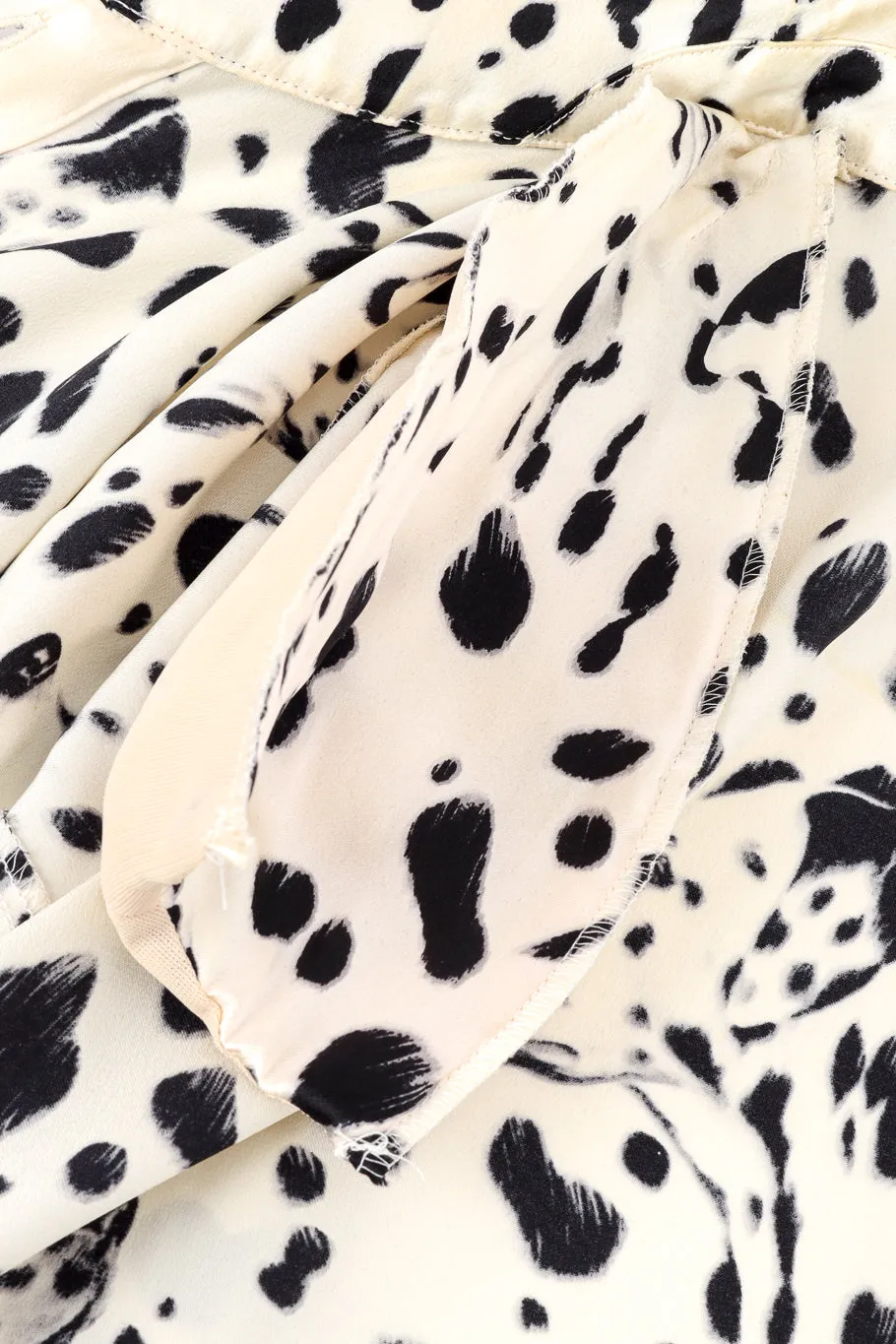 Dalmatian Print Blouse