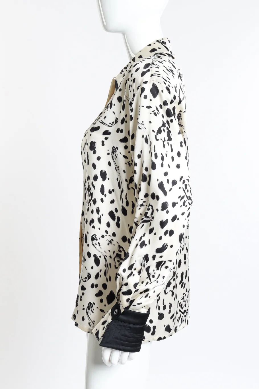 Dalmatian Print Blouse