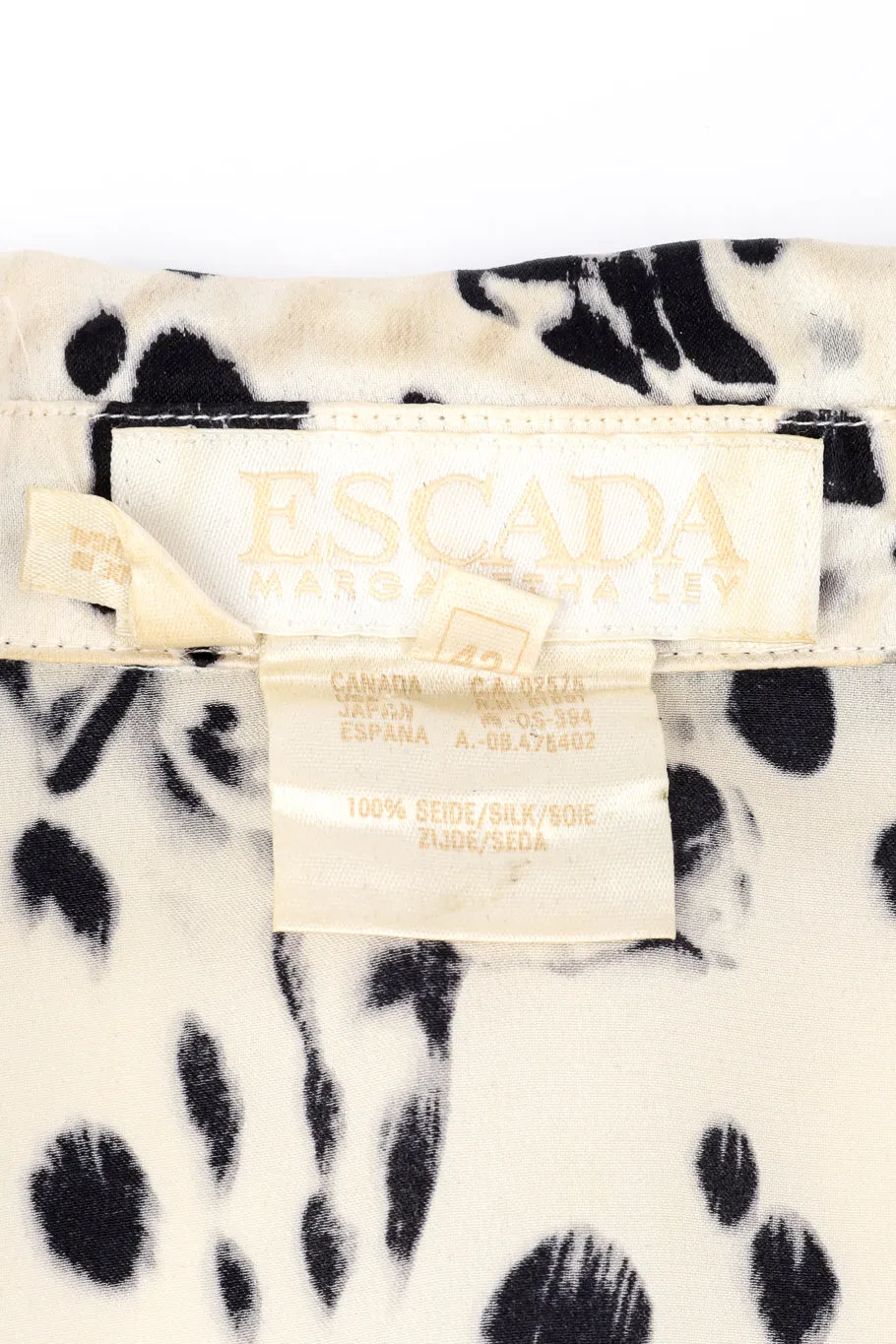 Dalmatian Print Blouse